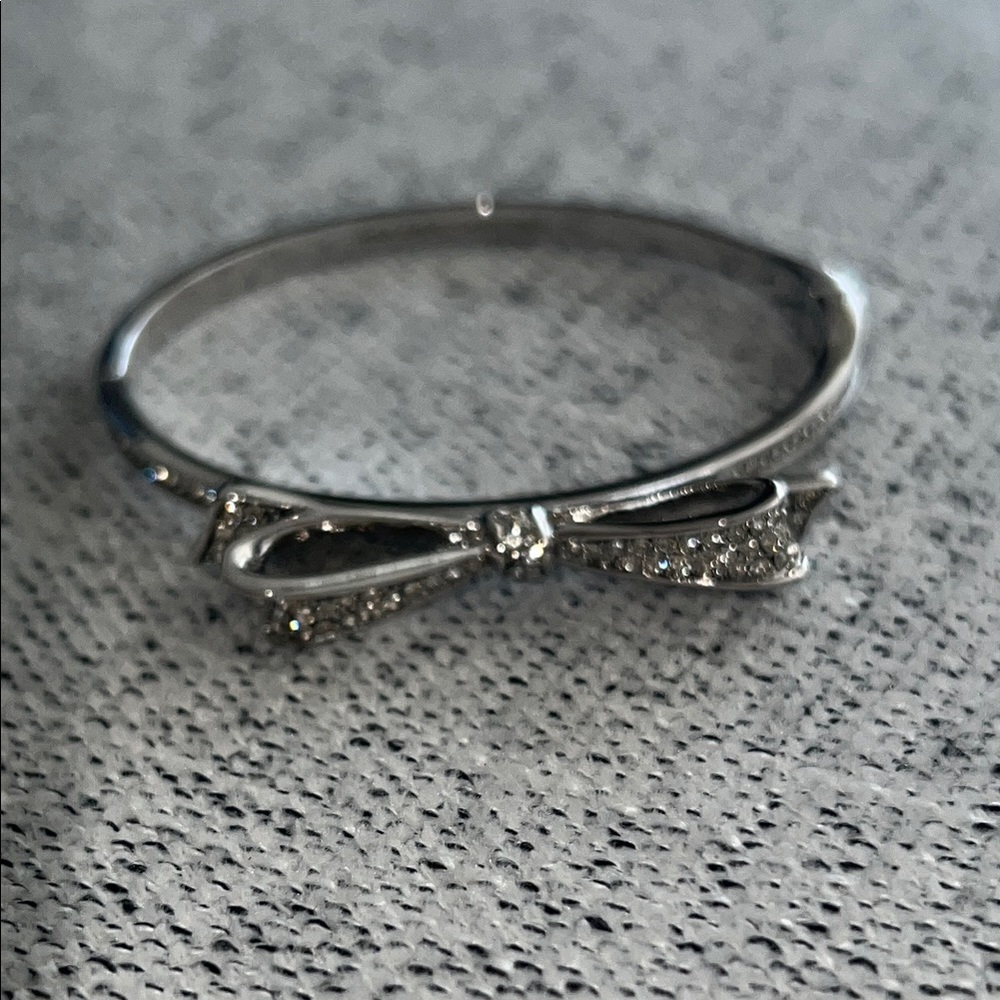 Kate Spade Silver Bow Bracelet